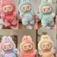 Minions 1pc/Macaron Cute Doll Blind Bag, A Cute And Exquisite Youth Doll Gift Bag Compatible With Labubu, PVC Cute Face (Randomly Choose One Of Six Styles), Cute Doll Surprise Sitting Pose, Cute And Exquisite Packaging Of Youth Doll, Blind Bag PVC Cute Face (Randomly Choose One Of Six Styles)