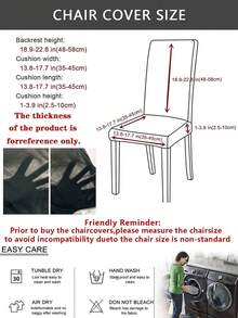 2/4/6pcs Solid Color Chair Covers, Elastic Dining Chair Protector, Home Decor Stool Covers - Burgundy - View 3