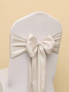 10/1 Set Faja de satén para silla, Camino de mesa decorativo, Adecuado para sillas de boda, Lazo, Atadura de silla, Adecuado para fiesta de cumpleaños, despedida de soltera, fiesta de boda y todas las correas de fijación de sillas de fiesta, Decoración de mesa, Decoración de sillas de lugar de eventos, Decoración de sillas de sala de conferencias de hotel, Decoración de lazos en la parte trasera de las sillas del lugar de la boda, Adecuado para múltiples escenarios