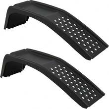 8" Lift Solid Steel Car Ramp 8000 Lbs Capacity, 2000 Lbs Per Ramps, Heavy Duty Truck Ramps For Car Repair Or Vehicle Maintenance, 2 Pack Car Ramps, Black - Black - View 9