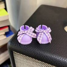 [Boots Only] Plush Doll Outfit Accessories - Bowknot Boots