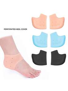 1 Paar bequeme Gel-Fersenkissen - Unsichtbare höhenverstellende Einlegesohlen mit Fußgewölbestütze und Fersenpolsterung, atmungsaktives Mesh-Design, verbessert den Sitz Ihrer Schuhe.