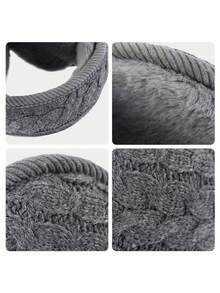 1 pieza Orejera para hombres, orejeras plegables de punto para mantener el calor y la protección del frío en exteriores en invierno - Multicolor - Ver 5
