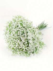 18 Stücke künstliche Schleierkraut Blumen mit Stielen, realistische künstliche Blumen für Zuhause, Büro, Blumenarrangements, Gartendekoration, Hochzeit, Geburtstag, Brautgeschenke