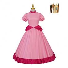 Adult Pink Twilight Sparkle Princess Dress, Daisy Princess Dress, Anime Cosplay Rosalita Costume Princess Dress, Rosalina Anime Costume ,Halloween Costume