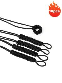 1 pièce Fil de perles en acrylique de haute qualité pour hommes et femmes, couleur unie en soie, convient pour la fabrication de bracelets et de colliers DIY - Élément de bijouterie non élastique, tricoté