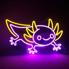 Neon Sign Dragon With Wings - Multicolor LED Neon Light, Acrylic Material, Switch Control, USB Powered - Versatile Decor For Bedroom, Living Room, Parties & Events - Perfect Gift For Gamers & Anime Fans - Dragon and Wings - View 2