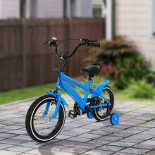 14'' Children's Bike, Learning Bike For Children - Blue, Suitable For Children Height 100-115cm - Blue - View 3