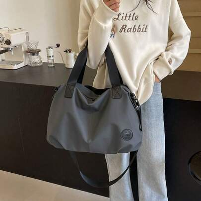 女士休闲纯色手提包、斜挎包