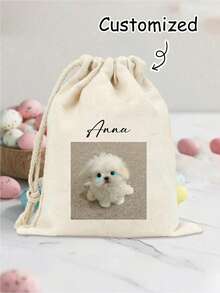 1 Stück personalisierte Katzen-Foto-Kosmetiktasche, süßes Katzen-Thema Geschenk, kleine Haustierliebhaber Reise-Kosmetiktasche, Reißverschlusstasche, geeignet für Teenager, Töchter, Schwestern, lustige Haustier-Zubehör Geburtstags-Weihnachts-Deko Kosmetik-Aufbewahrungstasche, Mini-Kosmetiktasche, Reise-Kosmetikkoffer, personalisierte Kulturtasche, leicht & bequem - Beige - Übersicht 18