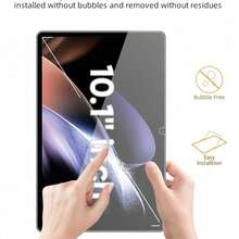 3pcs Clear High Definition White Screen Protector Film Suitable For A9PLUS/A9/S7/S8/S9/S10/S10FE/S10FE+/S7FE/S9FE/S9F 10.5/T295 Series Tablets. They Are Easy To Install, With High Clarity, High Light Transmittance, Scratch-Resistant Properties, And Are Tempered Glass Screen Protectors That Can Effectively Prevent Falls. Essential Screen Protection, Suitable For Daily Protection, Office, And Home Tablet Screen Protection, Waterproof, Shock-Proof, Drop-Proof, And Scratch-Resistant. - Clear - View 3