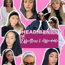 6pcs/10pcs Set Multicolor Fabric Fashion Headbands, Versatile For Daily Wear Hair Accessories Workout Hair Bands Yoga Sweatband Autumn Winter Head Scarf Fall Head Band For Vacation Outfits Woman - Multicolor - View 2