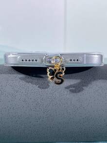 1pc Butterfly And Letter Dust Plug Compatible With Iphone Charging Port Type-C Charging Port Data Port Plug. Compatible With Mi Oppo Vivo Samsang Iphone5-16 Earphone