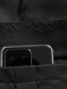 5条装男士夏季户外工装短裤 - 纯色（黑色、深灰色、浅棕色、藏青色、橄榄绿），涤纶面料，适合休闲街头服饰和户外活动 - 彩色 - 查看 5