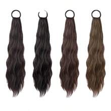 Lazy Sweet Curly Long Hair Ponytail Wig, Natural Looking Side Ponytail Wig With Strap, HA2838 - Multicolor - View 2