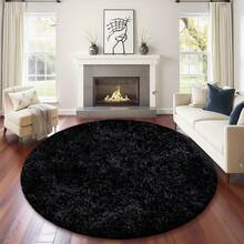 Runder Teppich, verwendet in deko Schlafzimmerdekoration.plüschiger teppich Schlafzimmer,weicher Wohnzimmerteppich 120 cm, 160 cm, einfacher teppich Wohnzimmer rund, runder Teppich 120 Durchmesser, 160 Durchmesser, kleiner runder Teppich, runder Teppich flauschig geeignet für Wohnzimmer, Schlafzimmer, Spielzimmer, Schlafsaal, Sofa, Jugendzimmerdekoration, Arbeits- und Unterhaltungsbereich, leicht zu reinigen, moderner runder Teppich geeignet zum Schaffen einer gemütlichen Atmosphäre.