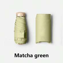 1pc Manual Umbrella, Mini Pocket Umbrella, Women's Sun Protection Umbrella, UV Black Coated, Anti-UV, UPF50+ Sun Umbrella, Dual Use Umbrella, 5-Fold Flat Sun Umbrella, Super Lightweight, High Density Impact Fabric Canopy, 6 Ribs, Capsule Folding Umbrella, Advertising Umbrella, Wedding Photo Umbrella, Women's Shopping Umbrella, Waterproof Summer Umbrella, Travel Umbrella,Spring Summer Picks,Brides Maid Gifts,Room,Bedroom Decor,Beach,Travel,For Men,For Women,Vacation,Cute Stuff - Multicolor - View 14