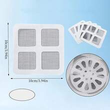 30pcs/10pcs High-Quality Drainage Filters, Bathroom Hair Filters, Disposable Shower Drainage Hair Collectors, Insect Proof Self-Adhesive Filters, Shower And Bathtub Hair Collectors - Easy To Install, Keep Drainage Unobstructed, And Improve Home Comfort. Suitable For Home Kitchens, Showers, Sinks, Laundry Rooms, Etc., Easy To Use. Bathroom Accessories Bathroom Tools