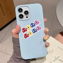 1/3 buc Autocolant Vinil cu Fantome - Decal Retro pentru Jocuri Arcade pentru Mașini, Laptopuri, Sticle de Apă și Mai Multe - Perfect pentru Jucători, Nostalgie Anilor '80, Geek Chic, Rezistent la Intemperii, Design Colorat cu Fantome, Ideal pentru Pasionații de Jocuri Retro, Distractiv și Vibrant