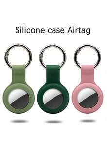 Funda protectora de silicona para localizador Airtag, rastreador de mascotas, dispositivo antirrobo, llavero, cubierta protectora resistente al agua, carcasa protectora suave para rastreador Airtag2 2025 - Multicolor - Ver 3