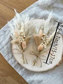 1/2/6/12pcs Boho Set Mini Dried Flower Bouquets | Small Bottle Arrangements | Table Decorations | Letter Box Gift