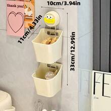 Caja de almacenamiento para cebolla, jengibre y ajo, organizador de cocina, a prueba de agua y polvo, sin necesidad de perforar, con adhesivo resistente, cesta de almacenamiento de cocina ahorradora de espacio, decoración del hogar, almacenamiento para fiestas y Navidad