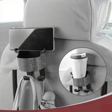 Automobile Supplies-Multifunctional Car Seat Backrest Hook, Back Seat Cup Holder With Hook, Multifunctional Car Seat Cup Holder Hook (2)