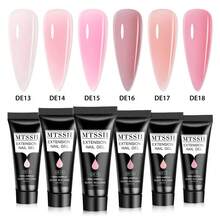 11PCS/Set 20ml Poly Extension Gel Set Nail Art Polygels Kit Clear White Color Nail UV Gel Tip Form Acrylic Nail Gel Slice Brush Kit With 20pcs Nail Extension Molds - Multicolor - View 6