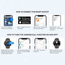Hwagol Ceas inteligent nou pentru bărbați 2025, afișaj de 1,70'', lanternă LED, baterie mare de 1000mAH, ceas inteligent cu apeluri Bluetooth și busolă, ceas inteligent cu peste 100 de moduri sport, monitor de somn, tracker de fitness cu pedometru, ceas inteligent pentru femei, compatibil cu Android și IOS