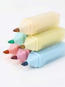 1pc Highlighter Pen, Large Capacity Fluorescent Marker Pen, Colorful Highlighting Pen For Note Taking, Diary, Eye-Friendly Fluorescent Colored Pen