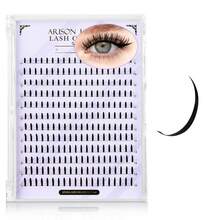 ARISON Wispy Lashes 240PCS Spiky False Eyelashes Wispy Eyelashes For Christmas MIX9-16mm Cat Eye Look Makeup Tools - Black - View 7