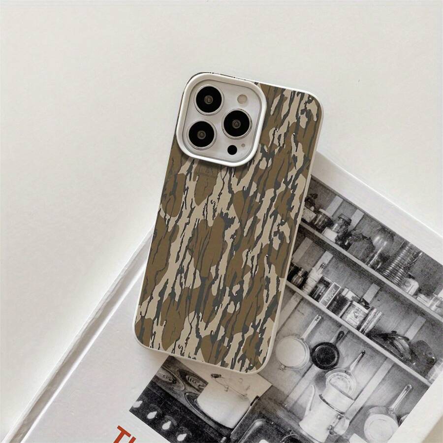 Fundas y carcasas protectoras para phone con diseño de leopardo y orificios grandes. Compatibles con phone 16 Pro Max, 16, 15 Pro, 14, 14 Plus/14 Pro Max, 13, 13 Pro, 12 Pro, 11/11 Pro y la serie Pro. Regalos para cumpleaños y festividades - Blanco - Ver 1