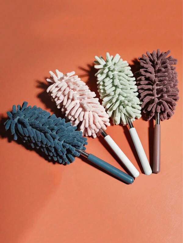 Microfiber Duster , Retractable And Washable Duster For Cleaning, Feather Duster,Extendable Cobweb Duster ,Compact & Portable Design With Bendable Head, Ceiling Fan, Furniture ,Cleaning Tools For Dusting,Blinds, Cars, High Ceiling