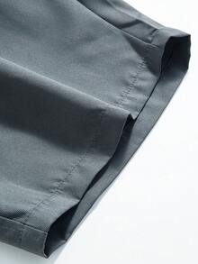 5条装男士夏季户外工装短裤 - 纯色（黑色、深灰色、浅棕色、藏青色、橄榄绿），涤纶面料，适合休闲街头服饰和户外活动 - 彩色 - 查看 7