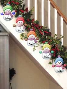 Customized Personalized Christmas Ornaments, Christmas Ornaments With Names, Christmas Tree Ornaments, Indoor Christmas Ornaments, Christmas Tree Christmas Ornaments, Cute Christmas Decorations For Home, Personalized Christmas Gifts, Suitable For Women, Men, Mothers, Fathers, Versatile, Decorative, Exquisite, Cute, High Quality, Multi-Colored, Unique, Ideal Gift For Him, Her