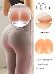 2/1 Pair Of Silicone Fake Buttocks (Need To Match With Underwear), Suitable For Women With A Perky Butt, Beautiful Butt Fillers, Perky Butt, Can Be Matched With Shaping Buttocks Pants - Multicolor - View 15