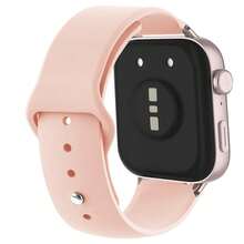 1 件华为 Watch FIT 3/4 硅胶运动表带 - 智能手表硅胶表带兼容华为 Watch Fit3/4 2024 2025 手表配件 - 粉色 - 查看 3
