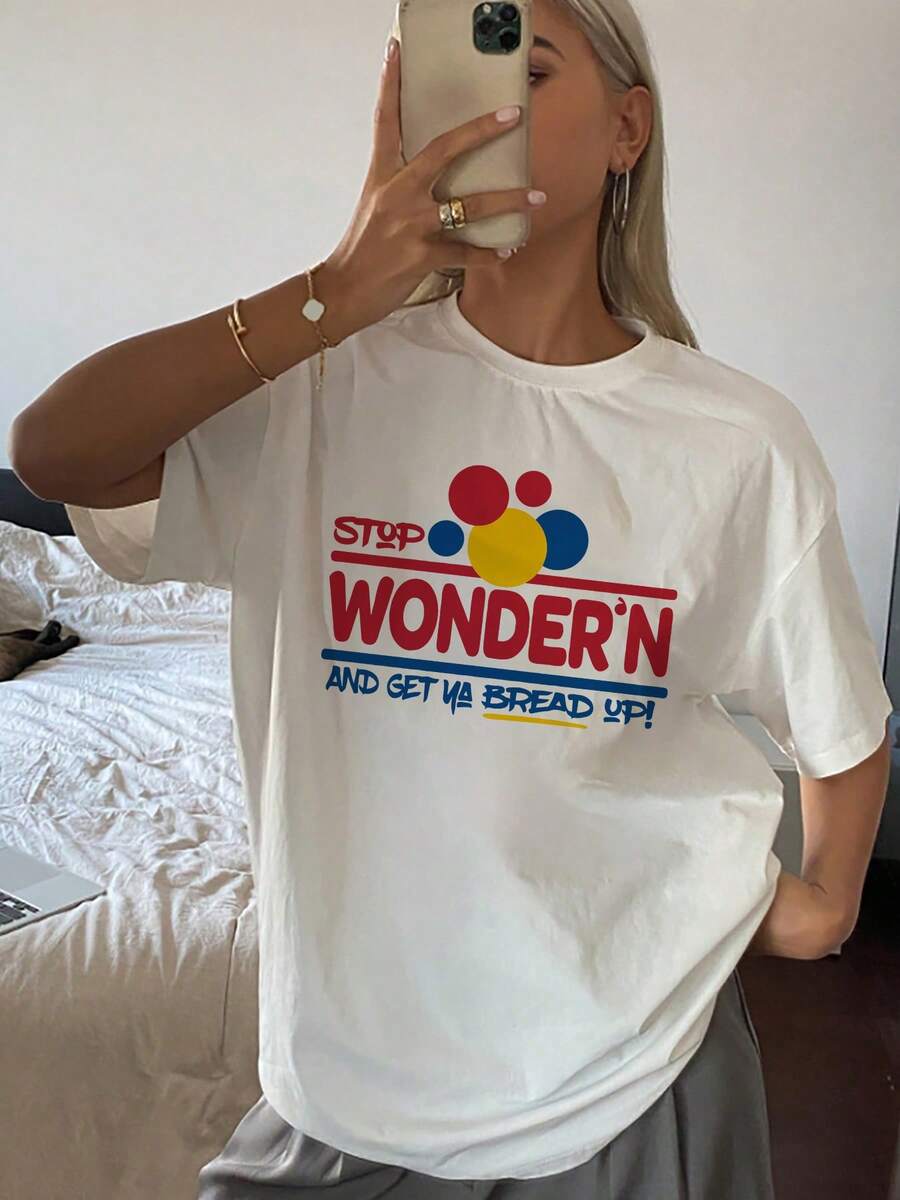 ¡Presume de estilo repostero con esta camiseta motivacional de algodón para mujer, con un estampado vibrante y un ajuste cómodo! Exprésate hoy con esta divertida camiseta. Talla extragrande. - Blanco - Ver 1