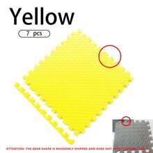 Heavy Gym Floor, Anti-Skid Exercise Mat, Interlocking EVA Foam Exercise Mat - Anti-Skid Surface Puzzle Sports Carpet Tile, Durable Protective Floor Suitable For Family Gym, Yoga And Equipment - Easy Connection Design, Thickened Buffer Training Surface, Gym Accessories, Fashionable Matte Effect