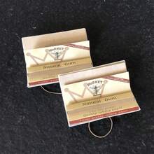 1/3 Pack, 1 1/4" Self-Adhesive Tip Rolling Papers, 78mm Length Brown Semi-Transparent Rolling Papers, 50 Sheets/Pack, Smoking Accessories