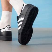 Adidas Originals SUPERSTAR II J Classic Shell Toe Casual Sneakers, Unisex 2026 New Arrival JH9977 - Black - View 5