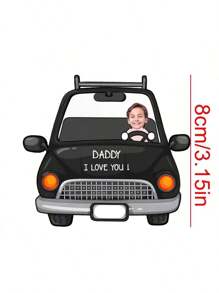 1/3pcs Custom Photo And Text Drive Daddy Car Ornament Keychain, Personalized Photo Acrylic Car Decor Accessories, Personalized Car Hanging, Drive Daddy Customized Baby Photo Acrylic Car Hanging, Funny Customized Drive Daddy Acrylic Hanger Gift Idea For Husband, Birthday Gift Idea For Papa, Couple Gift, Valentine Gift, Anniversary Gift, Father's Day Gift, Best Friend Gift, Gift For Dad, Gift For Boyfriend.