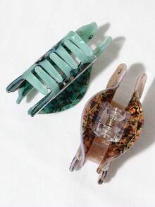 1/2pcs Cute Ocean Element Simulation Turtle Hair Clip, High-End Hair Claw For Ponytail, Painless Fixing Clip For Daily Outing, Dating, Beach Vacation, Themed Events, Holidays, Valentine's Day, Halloween, Thanksgiving, Birthday, Creative Gift Fall Fashion Claw Clips Autumn Hair Accessories Elegant Hair Clutch Clips For Hair Winter