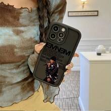 Fundas para iPhone 16, 15, 14, 13, 12, 11 Pro Max Mini XR XS X 7 Plus - Carcasa Suave TPU Antigolpes del Popular Cantante de Rap - Color mezclado 1 - Ver 2