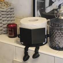趣味厕纸架 - 一款实用又充满艺术气息的厕纸架,关节可活动,是浴室纸巾架的理想之选。适用于办公室、家庭浴室或任何洗手间。 - 彩色 - 查看 5