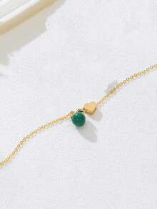 1 Stück modische Mehrfach-Anhänger Halskette für Frauen, mit Vintage-Strass, Planeten, Herz, Perle, ovalen Anhängern, geeignet für Party, Alltag und als Geschenk