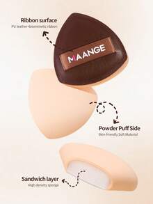 MAANGE 1/2/3支装专业面部圆头伸缩刷，化妆刷，腮红刷，粉底刷，散粉刷，合成毛超柔软粉底刷，适用于液体化妆品，歌舞伎粉底刷，居家或外出使用，三角气垫粉扑，粉底刷，遮瑕刷，腮红刷，修容刷，腮红刷，古铜粉刷，散粉刷，粉底刷，腮红刷，赠品 - 金色 - 查看 12
