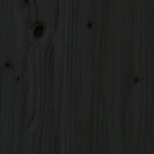 vidaXL Gartentisch Schwarz 82,5x50,5x45 cm Massivholz Kiefer - Schwarz - Übersicht 8