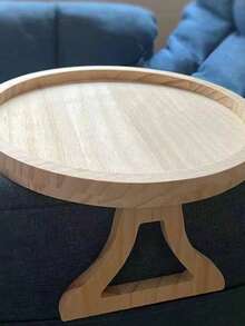 Handmade Log Tray Armrest Table Clamp, Suitable For Tray Sofa Table, Very Suitable For Small Space, Automatically Fixed Table Board, Is An Excellent Gift For Family And Friends!