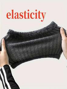 4pcs Winter Warm Set: Ear Warmer Hat, Thick Neck Gaiter, Touch Screen Gloves, Thick Socks, Suitable For Outdoor Sports And Gift Giving